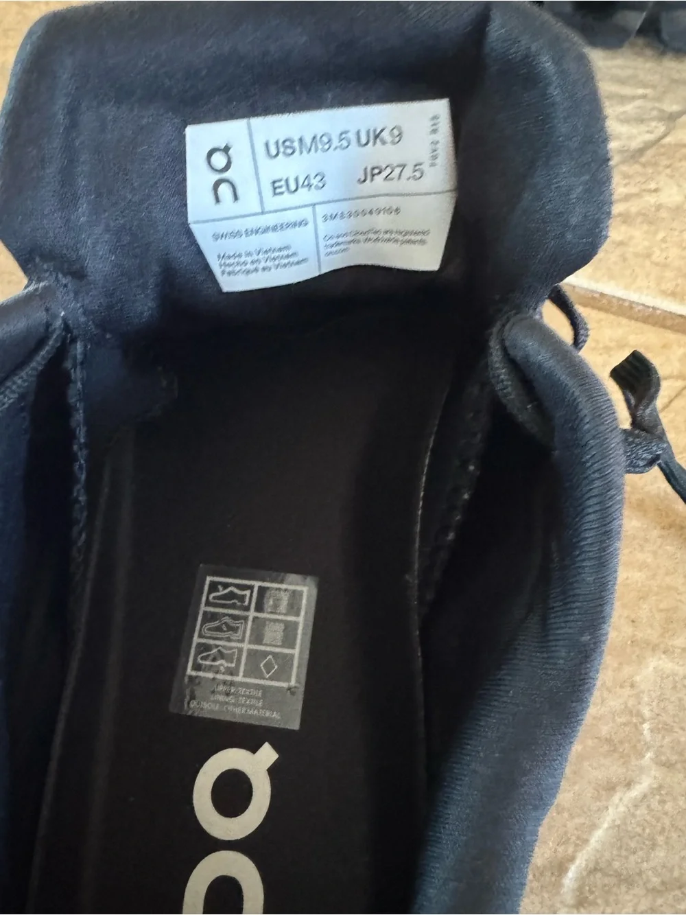 On Running Men's Cloud X Lightweight Black Running Shoes